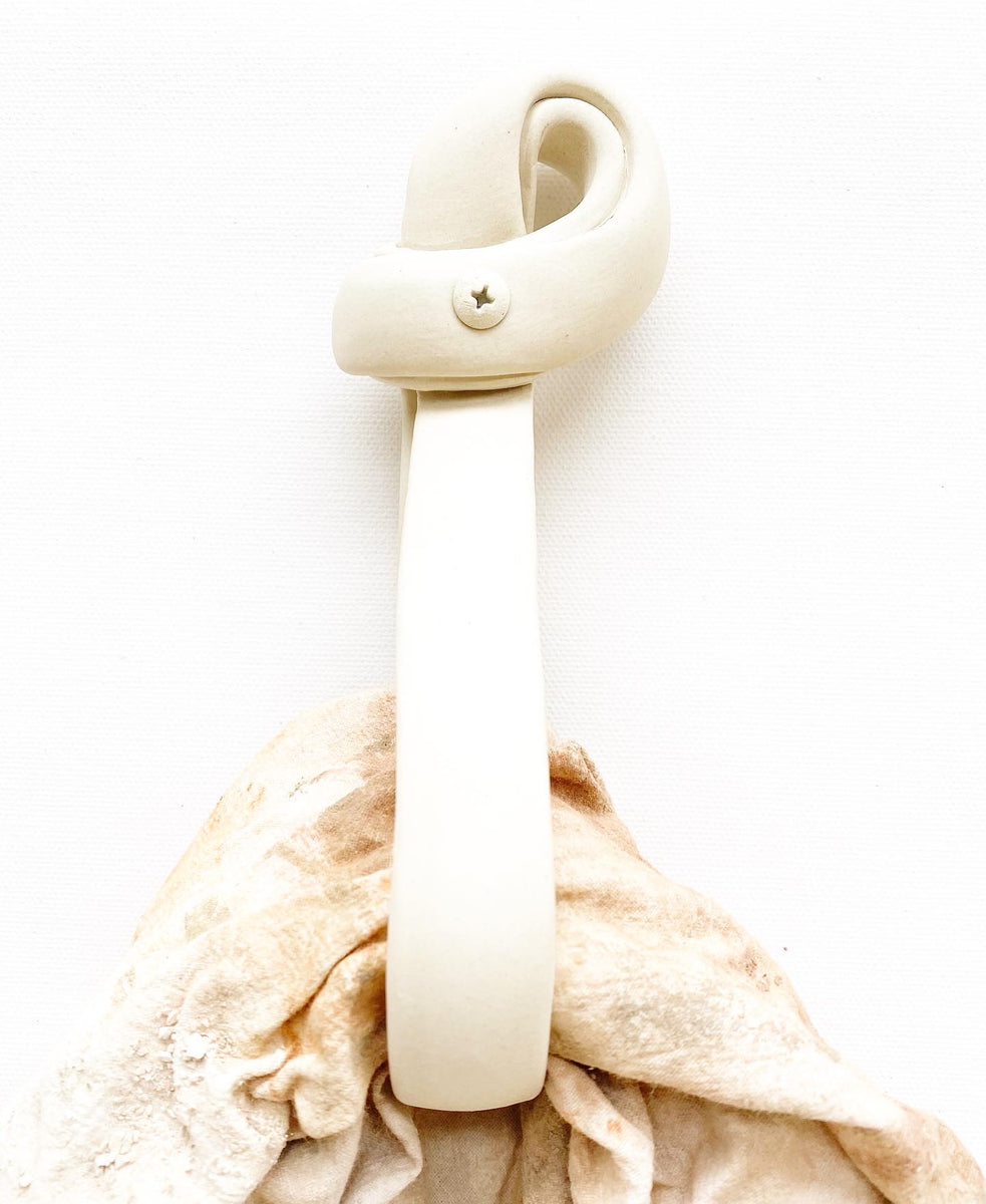 White Stoneware Hand Towel Loop – KORAI GOODS