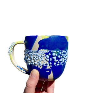 Cobalt Textured Mug