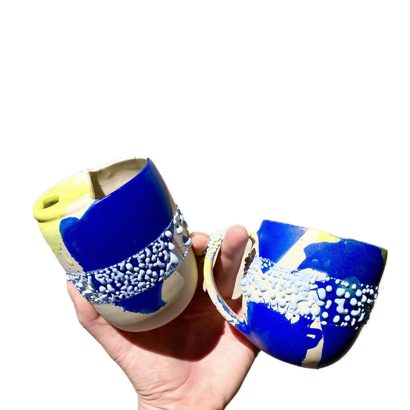 Cobalt Textured Mug