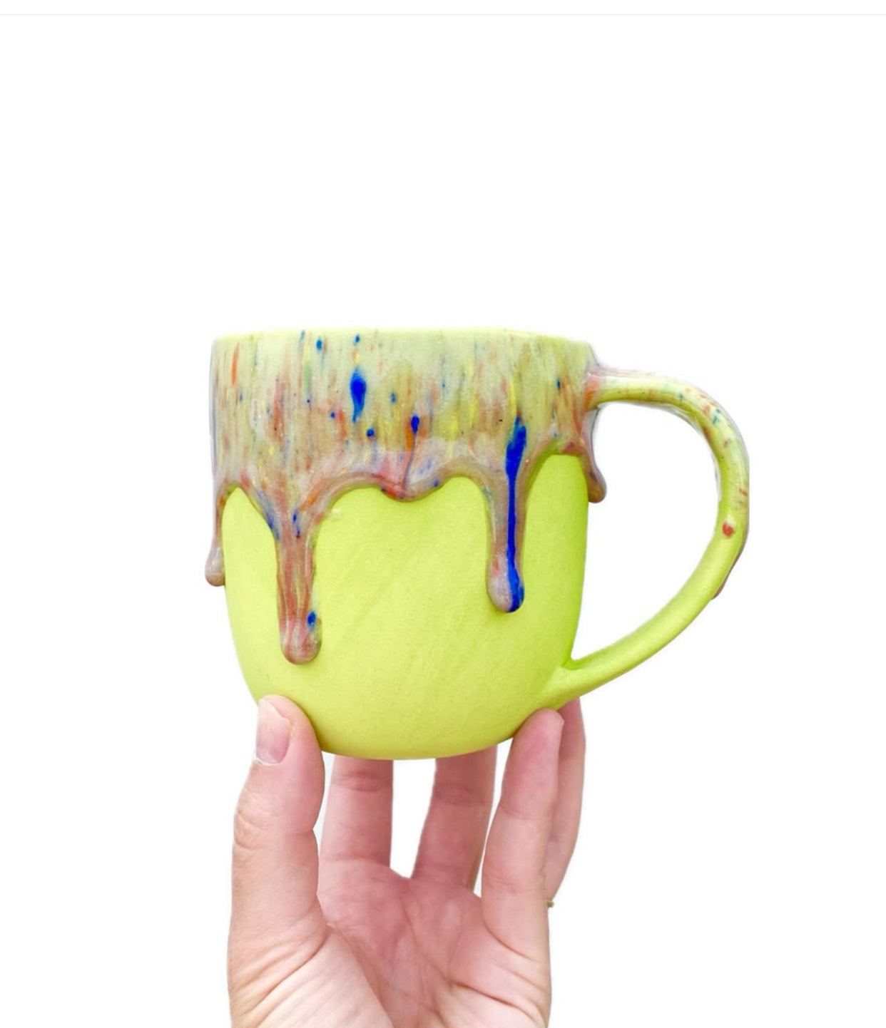 Funfetti Mug - Chartreuse