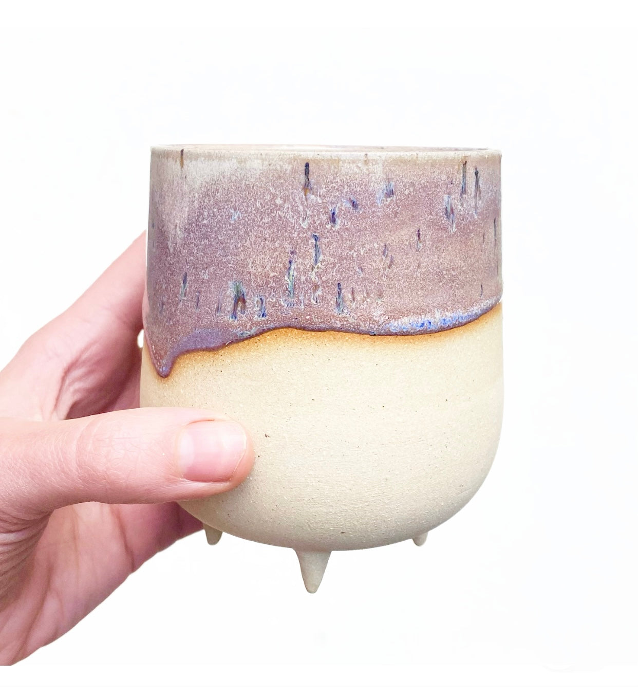 Buff Wine Cup - Lavender Sands