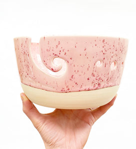 Korai Goods x PSD Jumbo Yarn Bowl Collab - Speckled Pink! – KORAI GOODS